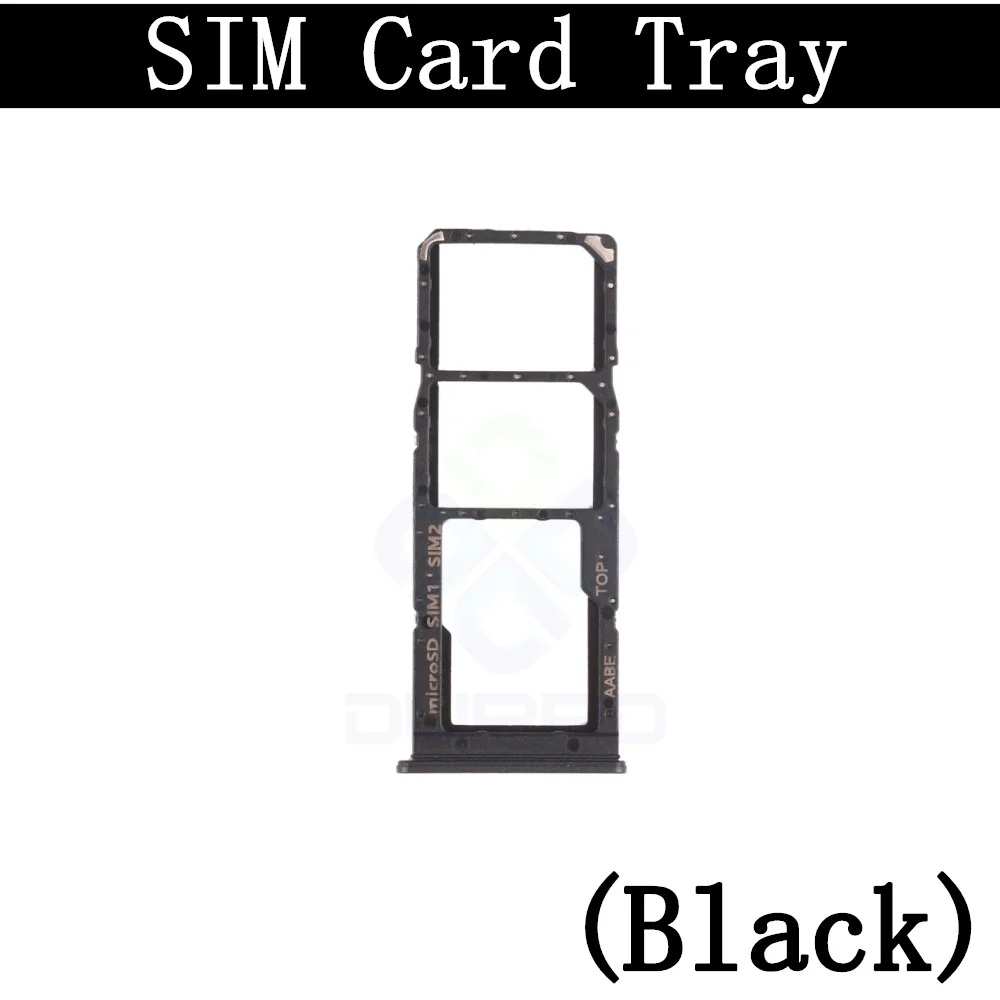 Top Ear Loud Speaker SIM Card Tray Charging Port Board For Samsung A12 A127 A125F Fingerprint Sensor Signal Volume Flex Cable