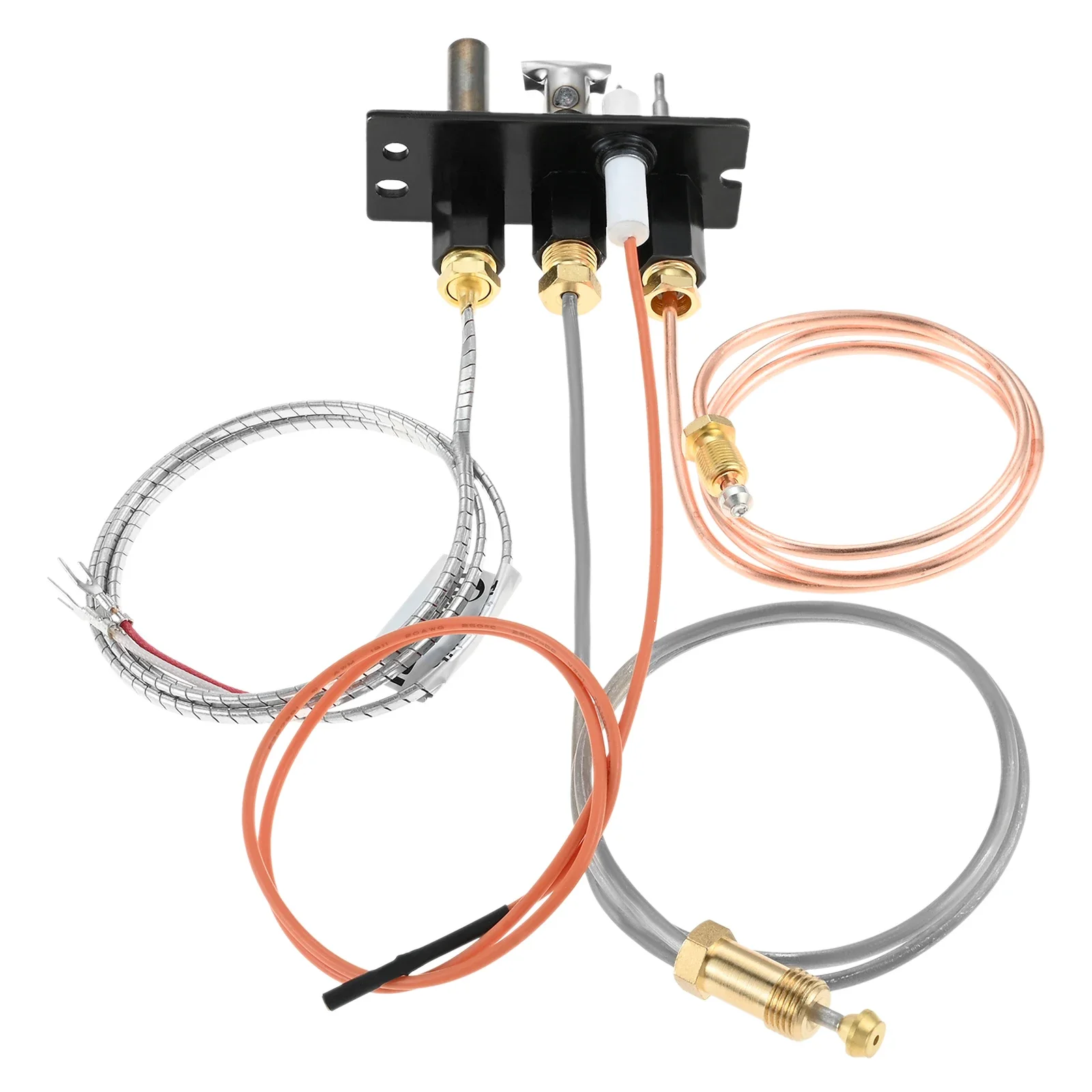 Natural 4021-736 Pilot Assembly Repair Set Thermopile Thermocouple Replacement for Heat N Glo, Heatilator & Quadrafire Fireplace