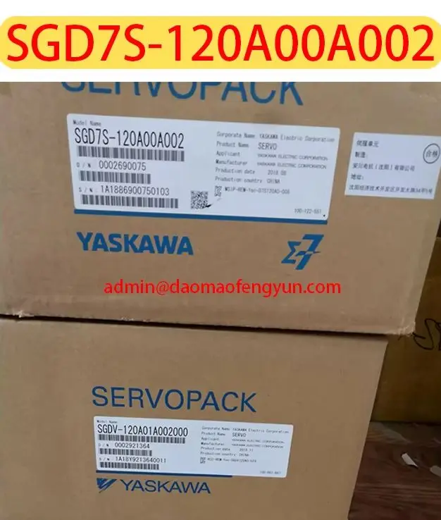 Original Genuine，SGD7S-120A00A002 Brand new Servo Drive，SGD7S 120A00A002，Fast shipping，In Stock
