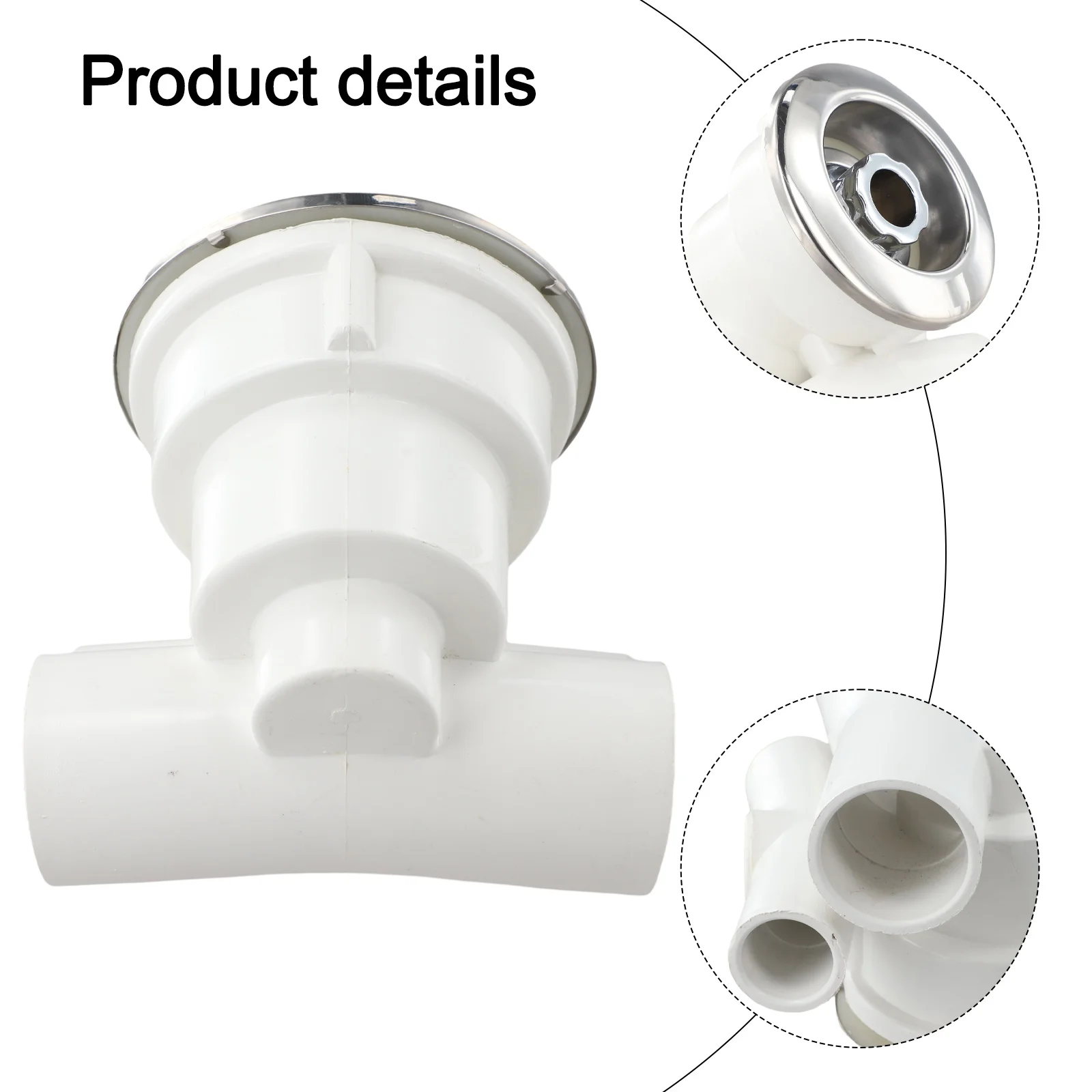 Adjustable Massage Jet Rotatable Bathtub Nozzle Relaxing Bath Soothing Massage Experience Enduring Construction