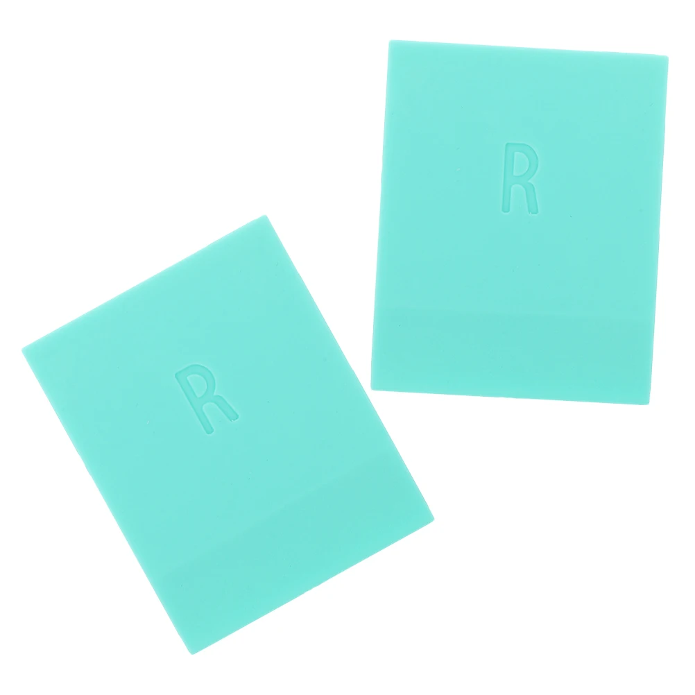 

2pcs Screen Printing Squeegee Scraper Kit Wear Resistant Ink Removal Tool for Coffee Cake Decoration Rubber Remover Home Studio