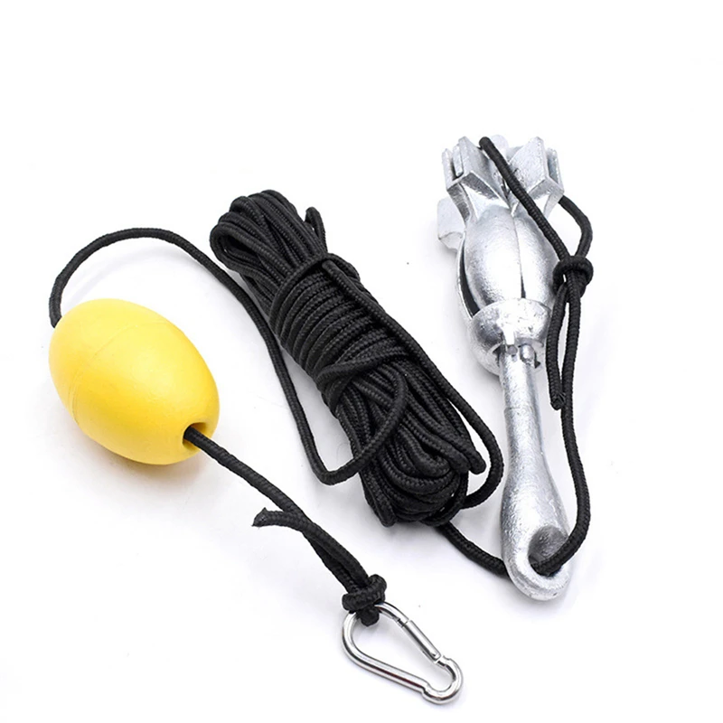 Kayak Anchor 3.5 lb Folding Marine Anchor for Fishing Kayaks Small Boats Canoes Paddle Board with Rope and Buoy Storage Bag