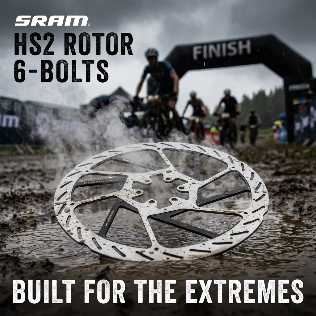 SRAM-HS2ディスクブレーキローター、6ボルト厚ローター、160mm、180mm