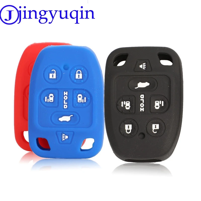 jingyuqin 6B Remote Car Key Silicone Cover Case For Honda Odyssey Styling