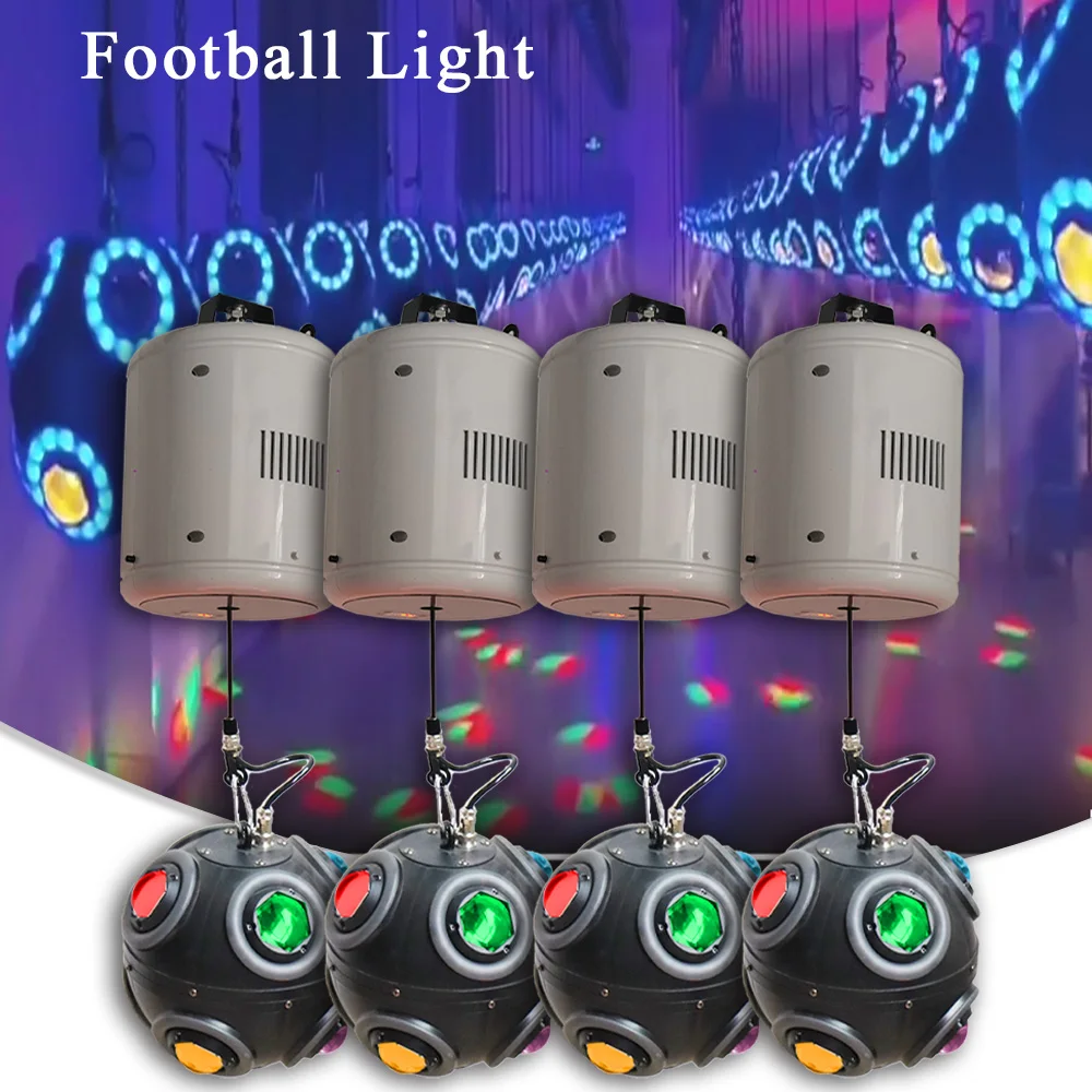 

YUER Football 8x1 0w светодиодный RGBW Луч, сценическое освещение, подъем, управление DMX, Клубная панель, освещение для диджея, концерта, дискотеки, сцены