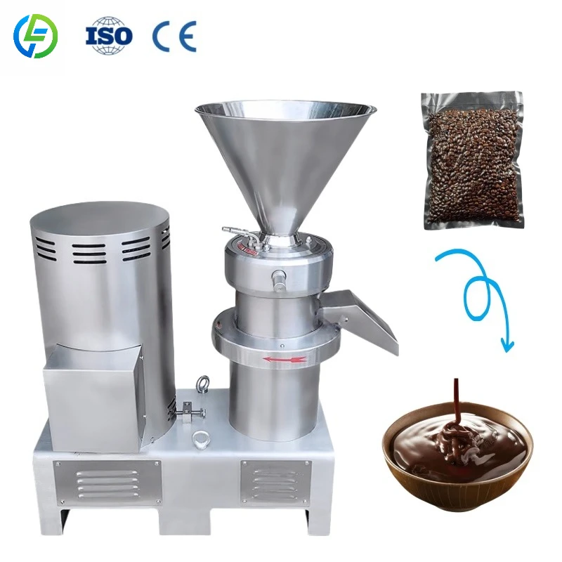 Customized High Speed Chocolate and Jam Grinding Machine Electric Colloid Mill Peanut Butter Machine