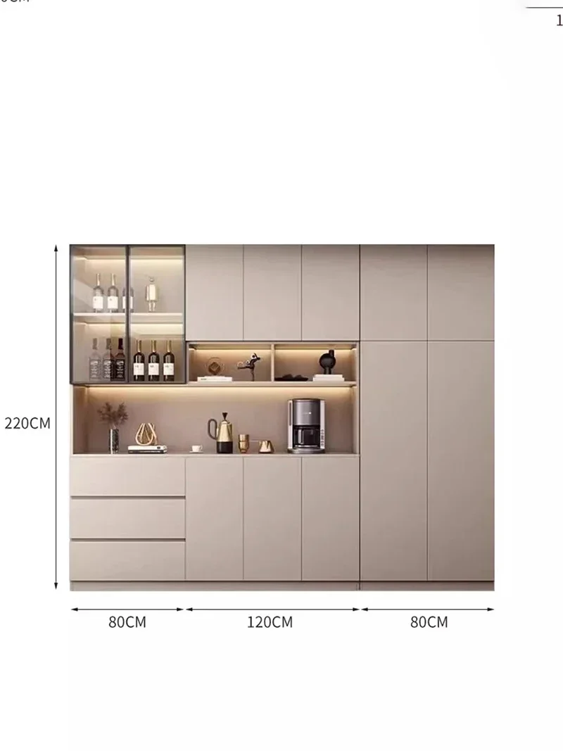 Advanced Display Wine Cabinet Wooden Bar Shelf Storage Wine Cabinet Collect Bar Armarios Para Sala De Estar Hotel Furniture