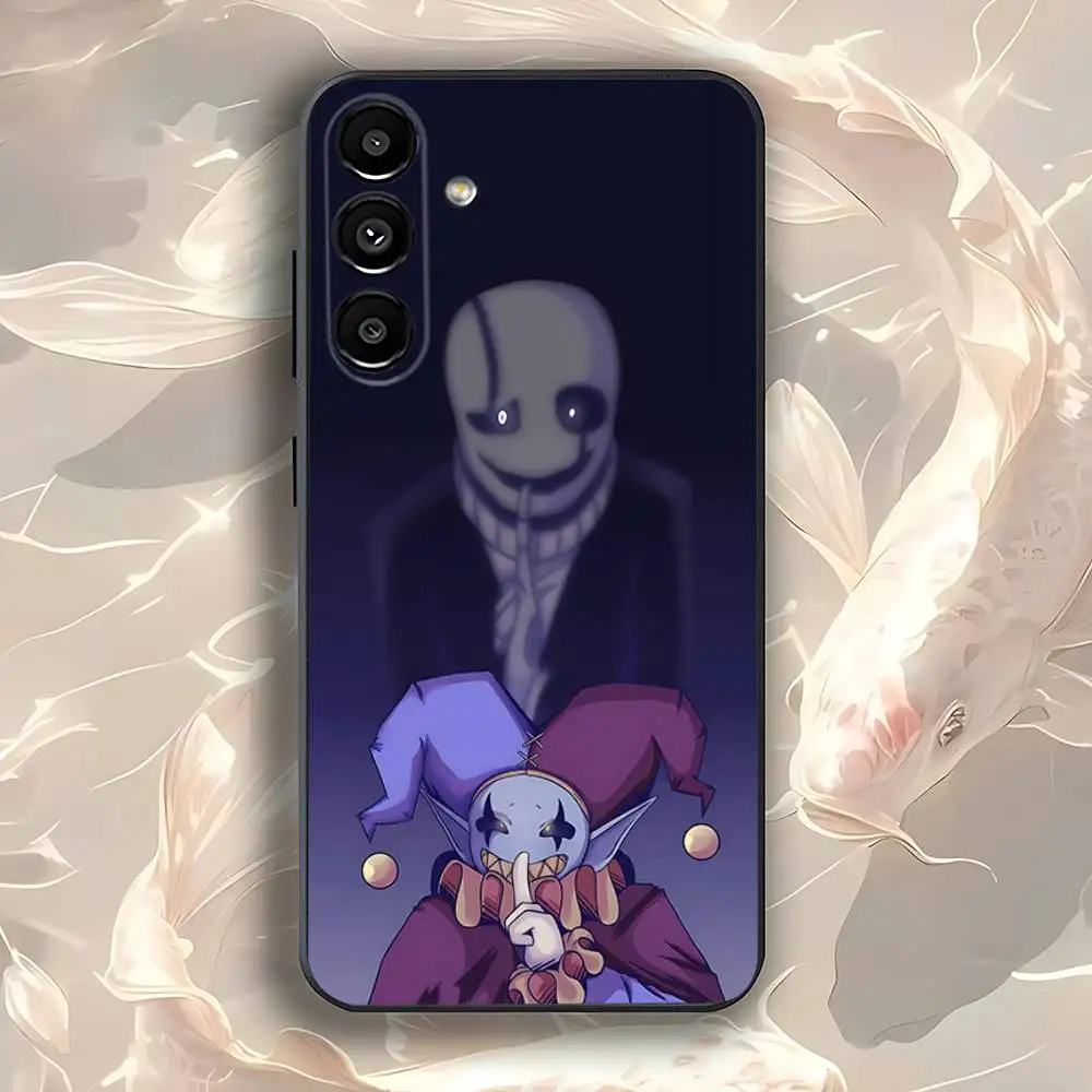 حافظة هاتف J-Jevil D-Deltarune لهاتف سامسونج جالاكسي A73,31,32,72,41,53,52,71,22,5G,Note,J7,8,9 غطاء أسود ناعم