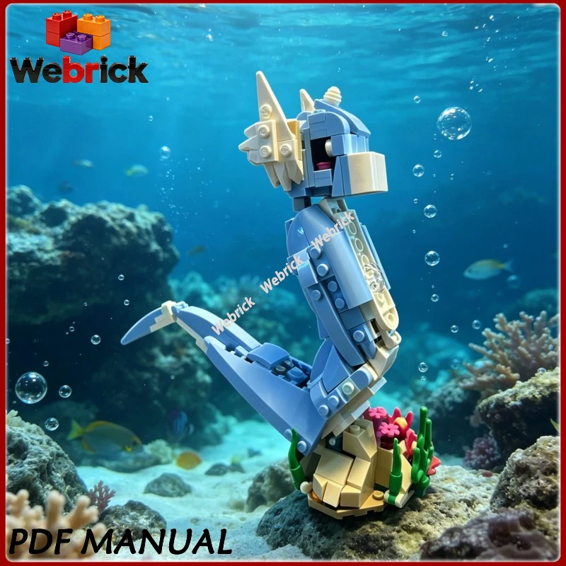

Movie Themed Dragon Shape Building Blocks Legendary Ferocious Beast Model Hand Assemble Puzzle Ornament for Fantasy Hobby Fans