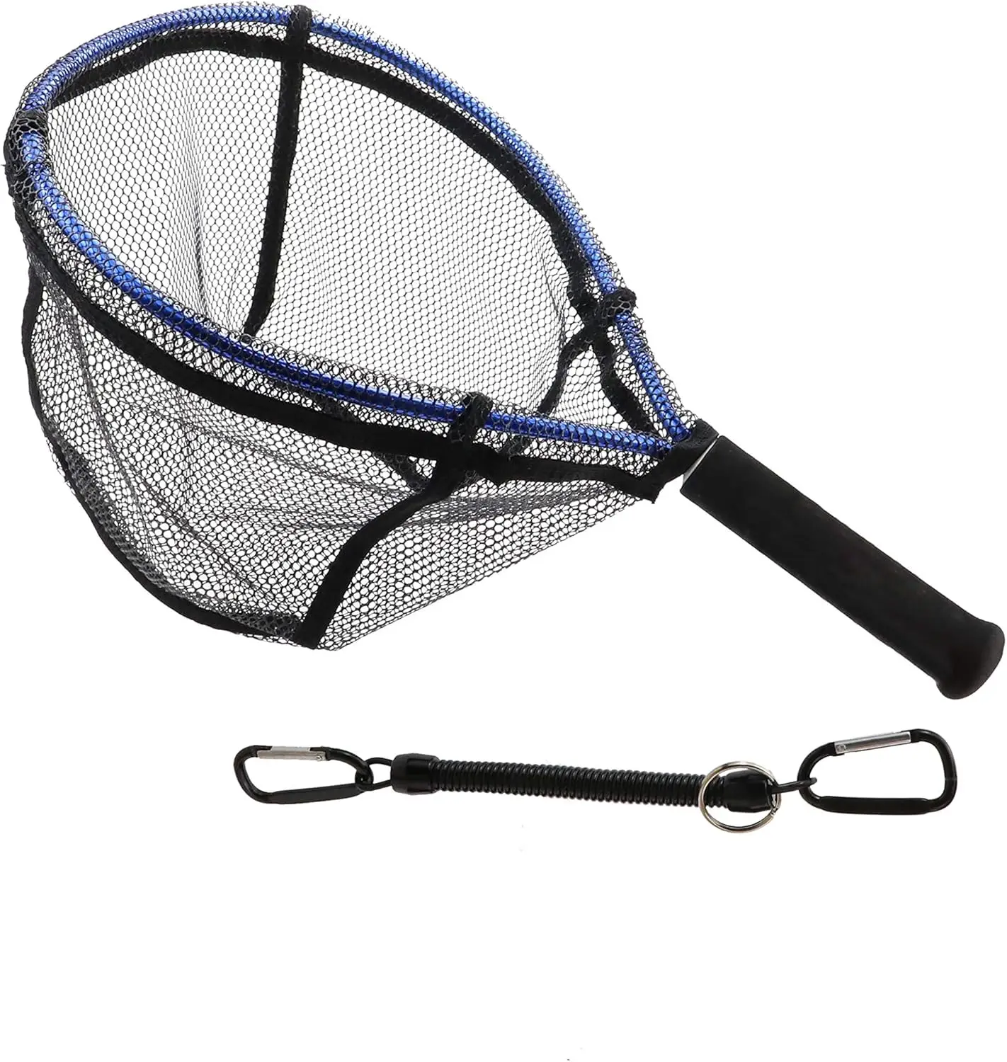 

Rubber Mesh Landing Net for Catch and Release Fishing Kayak Trout
