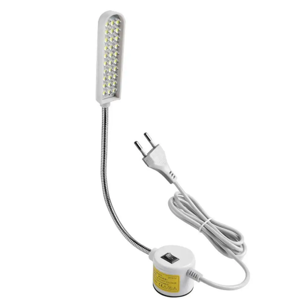 Lámpara de luz Led para máquina de coser, Base magnética superbrillante, 30 cuentas