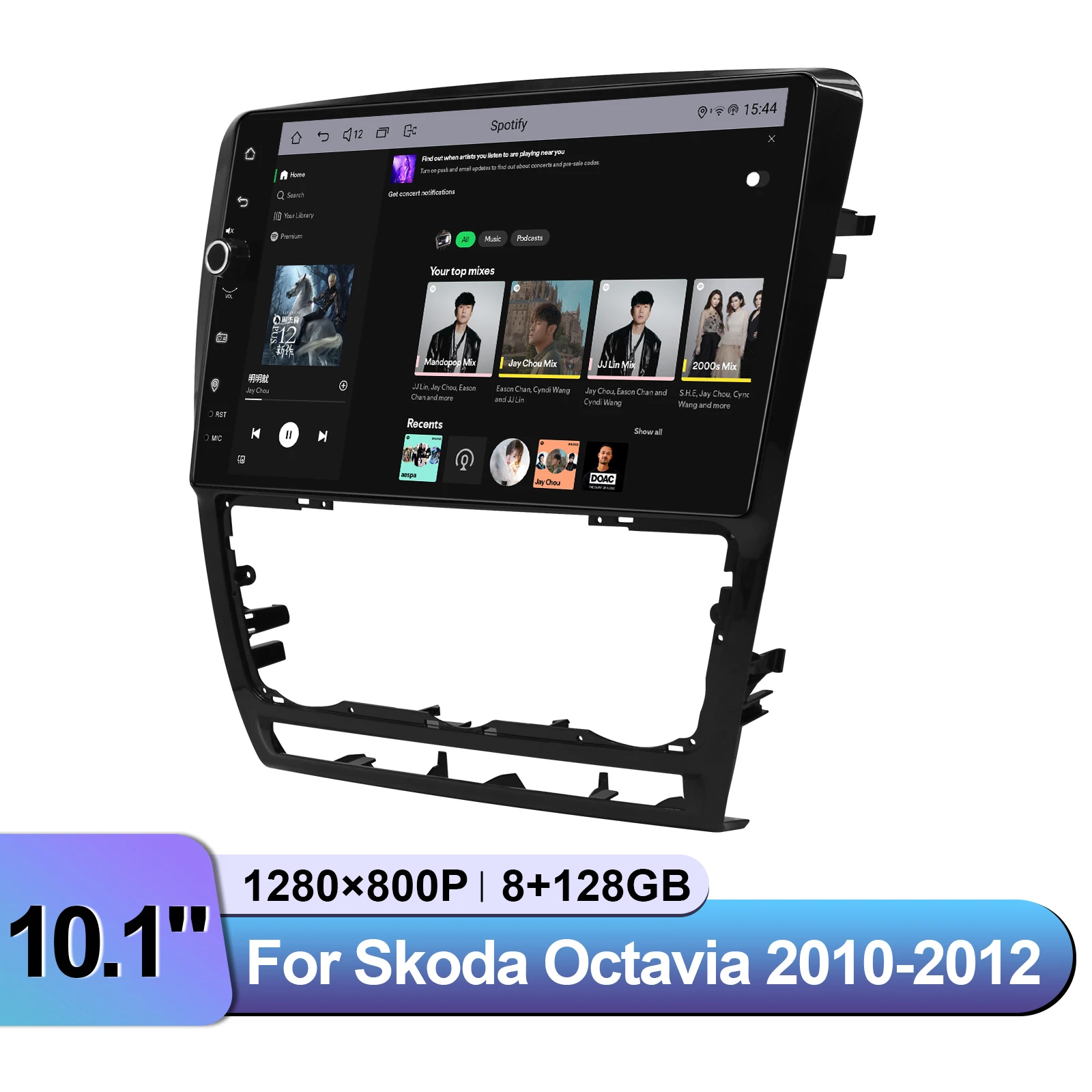 

New 10"Android 13.0 Car Stereo Radio Head Unit for Skoda Octavia 2010-2013 with CANBUS&Steering Wheel Control Plug and Play