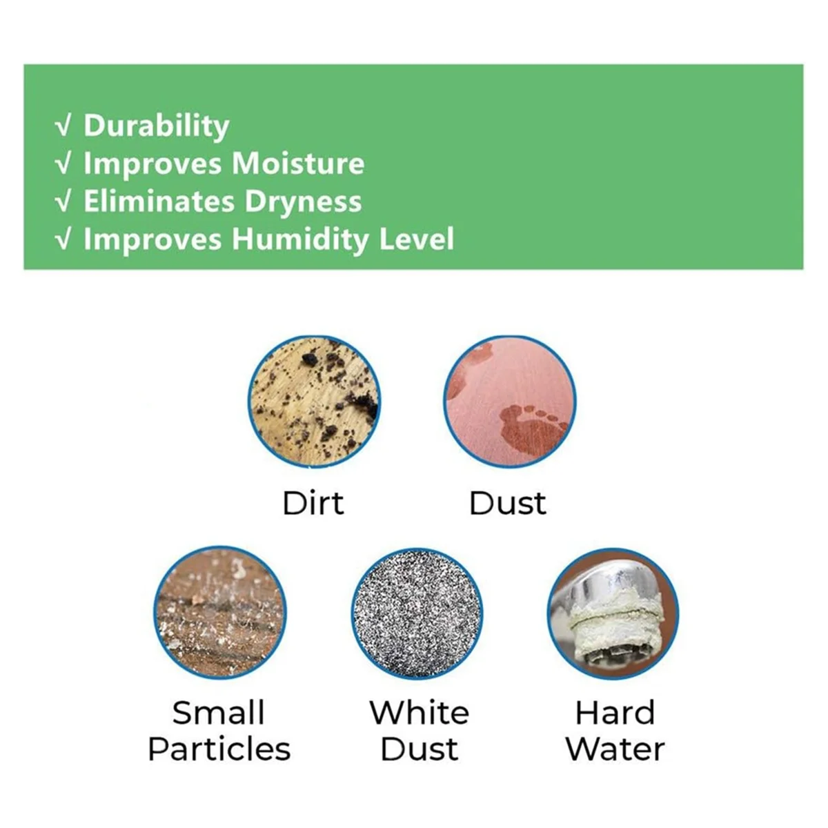 BFYL-HAC-504AW Замена фитильного фильтра увлажнителя для HAC-504AW, совместимого с HCM710 HCM350, 6 упаковок