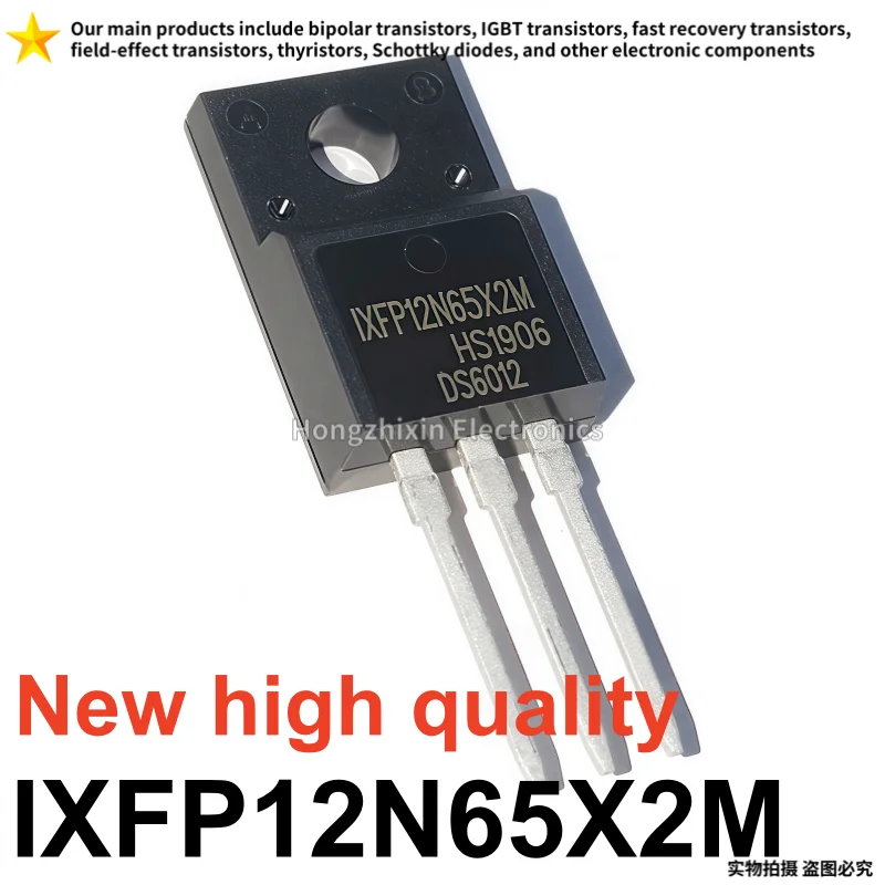 10 en venta NUEVO transistor de efecto de campo MOS IXFP12N65X2M TO-220F 12A 650V IXFP12N65 12N65X2M 12N65X 12N65 de alta calidad