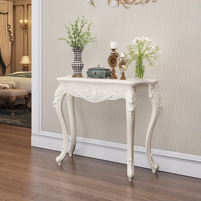 Modern Solid Wood Console Table Living Room Furniture Against The Wall Consol Entrance Table Home Corridor Decoration Table