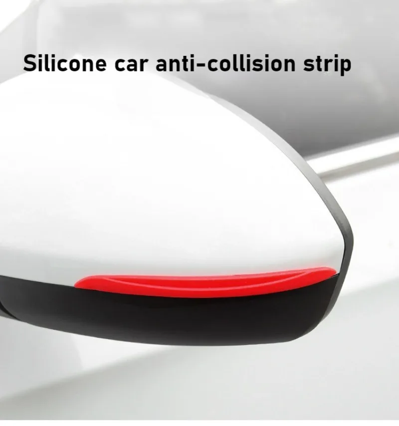 

4 шт./компл., универсальная защита от царапин, защита бампера, защита края двери автомобиля, защита зеркала заднего вида, наклейка, защитная полоса