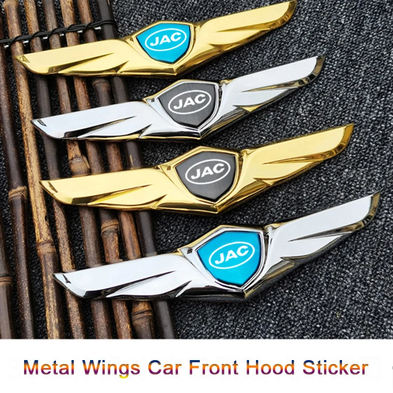 Car Trunk Body Side Sticker for JAC J3 J3S S2 S3 S4 S5 S7 R3 T50 J7 JS4 JS7 JS3 T6 T8 Car Accessories Wing shape Decoration