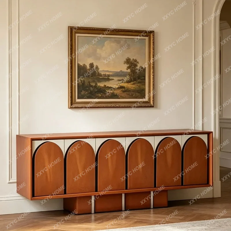 XX Sideboard High-End Custom Entryway Cabinet Living Room Villa Storage Mid-Century Modern Furniture