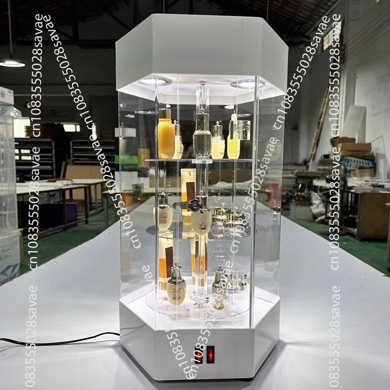 Cosmetics jewelry jewelry display case acrylic watch accessories rotating display stand stand