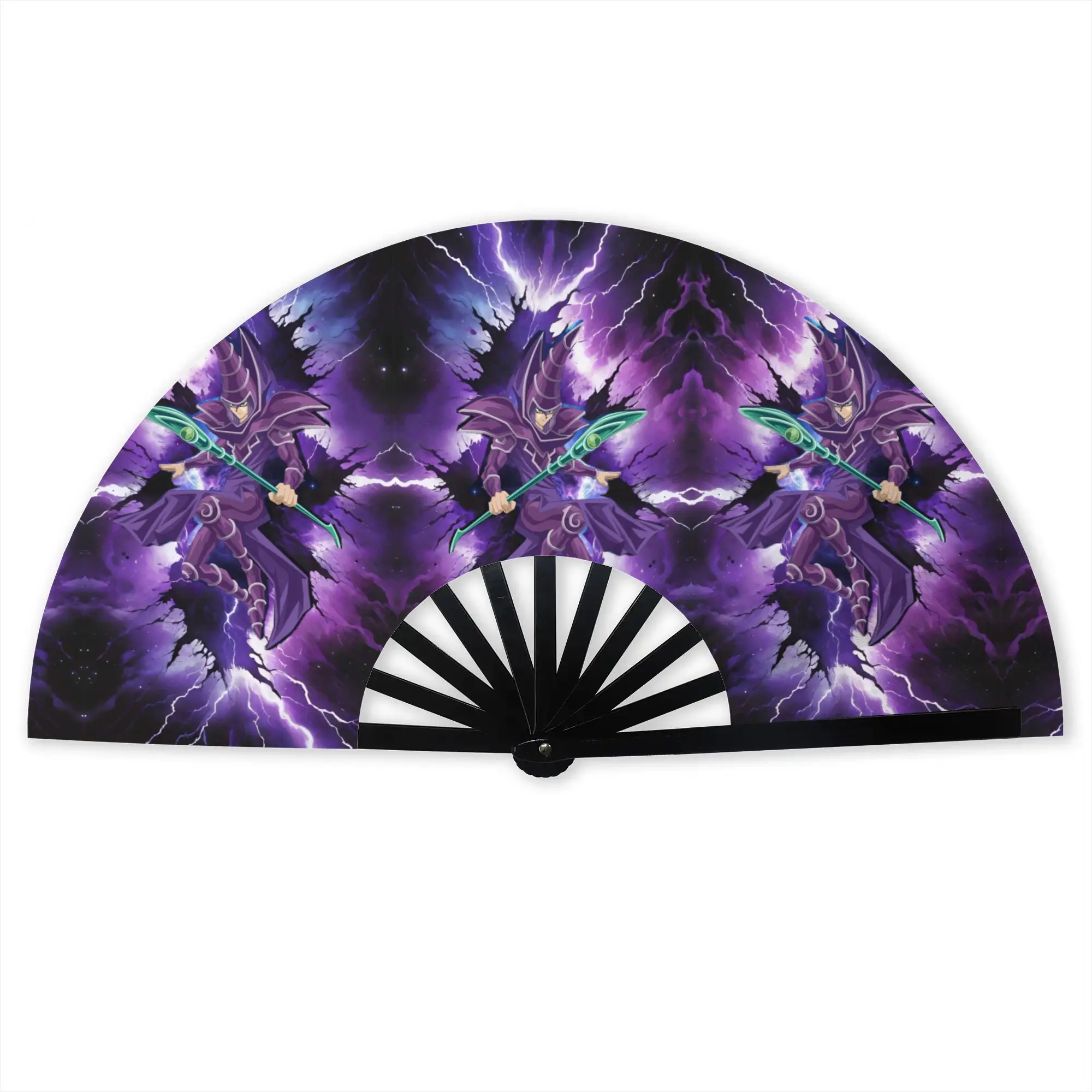 Custom Y-Yus Gi O-Ohs Hand Fan Promotional Gift Wedding Japan Anime Card Game Manga Durable Folding Fans Creative Bulk Pack Fan