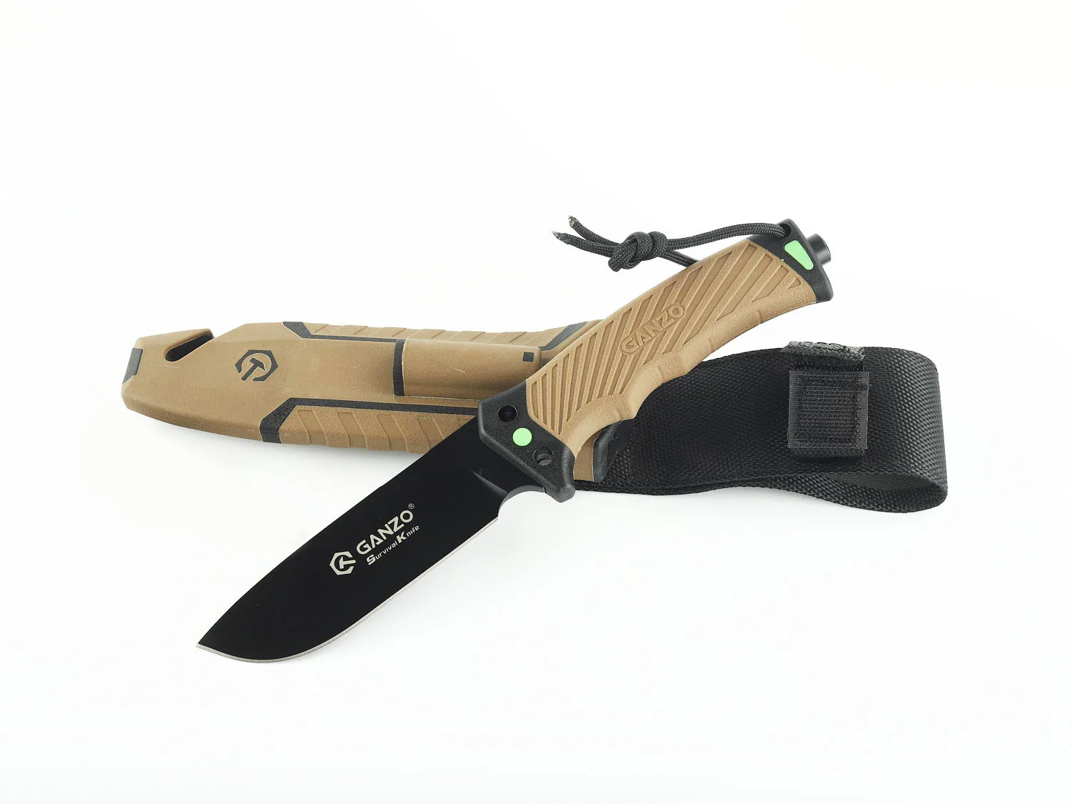 FBknife Ganzo G8012V2 8cr13mov blade ABS handle Hunting fixed blade knife Survival Knife Camping tool outdoor EDC tool
