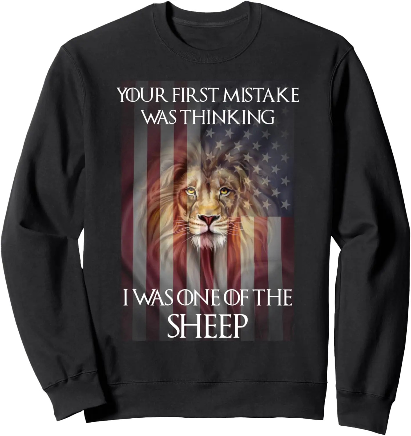 

Толстовка Your First Mistake Was Thinking I Was One Of The Sheep