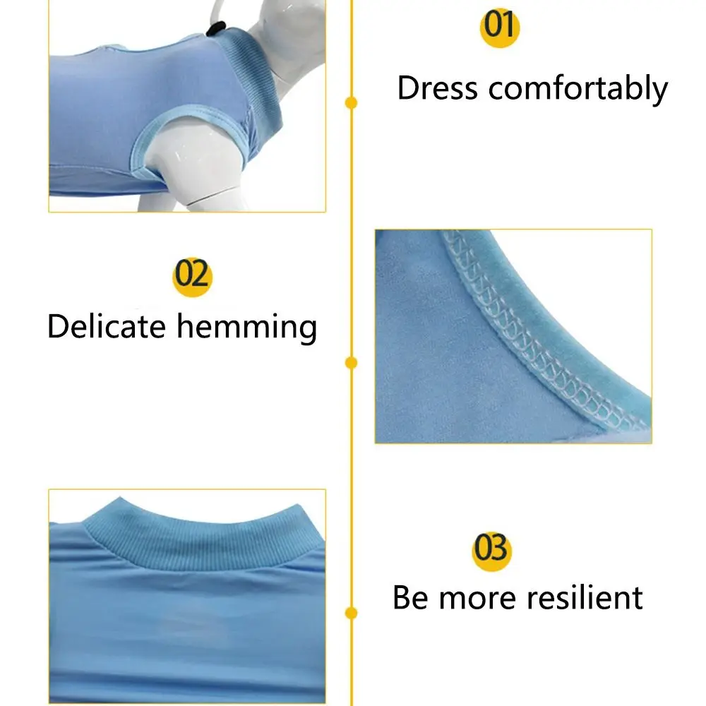 ชุดกันเลียสำหรับแมว ช่วยให้สบาย ระบายอากาศได้ดี ป้องกันการกัด ใช้แทนปลอกคอ สำหรับสัตว์เลี้ยงขนาดเล็ก ใช้ในบ้าน