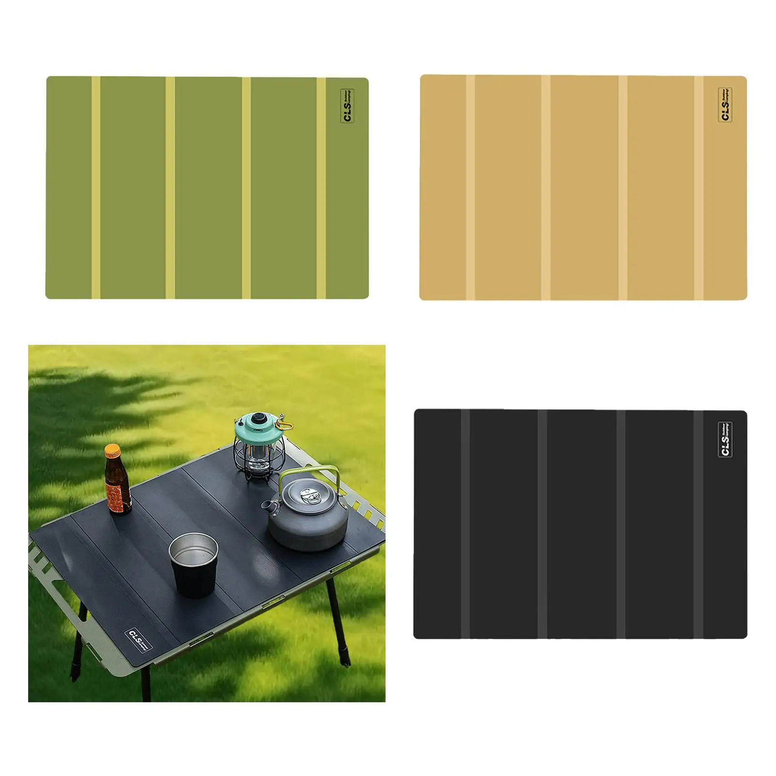 Camping Table Mat Foldable 15 x 20 inch Table Cloth Insulation Mat Tabletop Protective Pad for Camp Beach Picnic Countertop BBQ