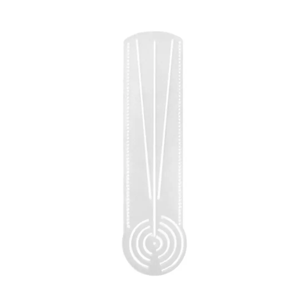 Multifunctional Mandala Drawing Template Acrylic Reusable Drawing Ruler Transparent Circular Arc Straight Line Drawing Tool