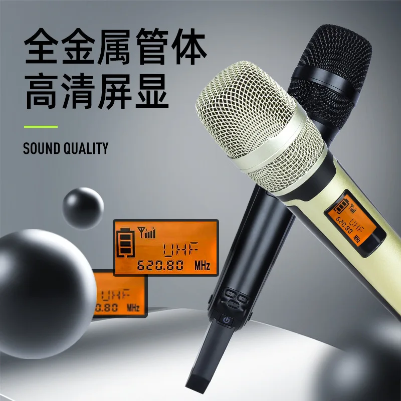SKM 90 million wireless microphone one to two portable microphone outdoor Karaoke singing tunable frequency performance level