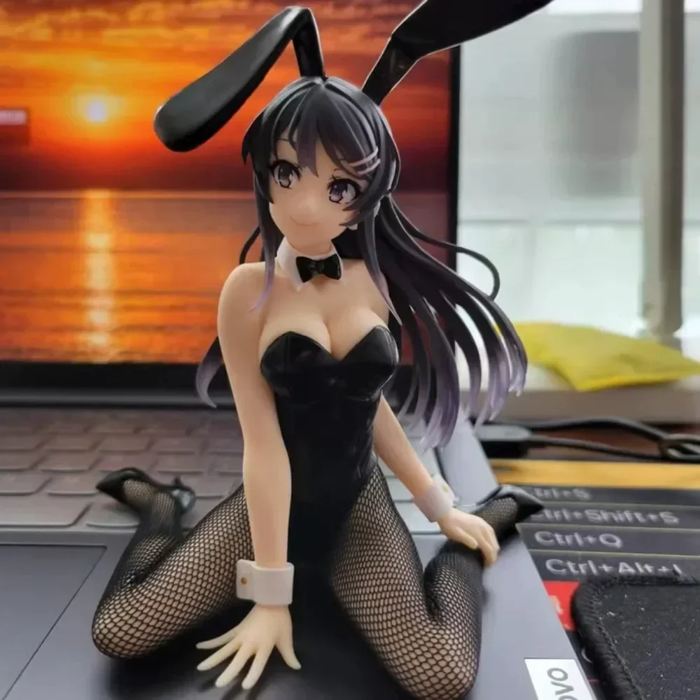 Originele 15/20 Cm Taito AMP Kunstenaar Schurk Sakurajima Mai Bunny Girl Action Figure Model Droomt Niet Zitpositie leuke Speelgoed