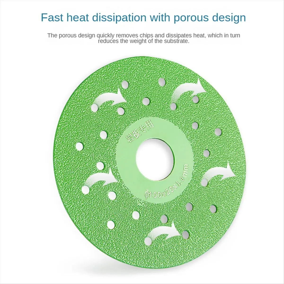#18V 1Pcs 4inch/100mm Super Thin Cutting Disc for Porcelain Glass,Super Thin Cutting Disc,(Emery)