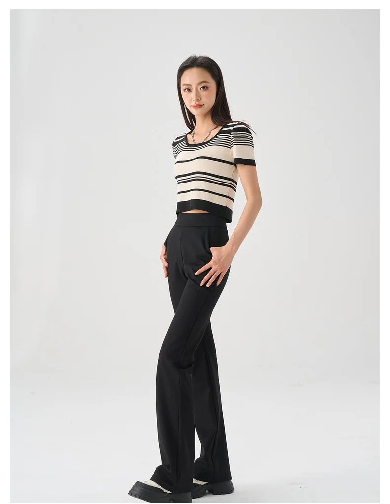 

Брюки Bootcut, женская зимняя одежда, женская впитывающая влагу, впитывающая влагу, рисунок воды, сосание, привлечение, вытягивание, съемка