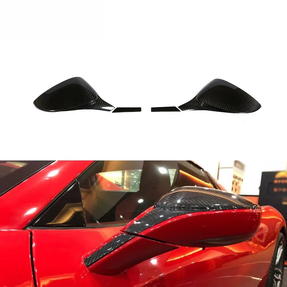 

Carbon Fiber Wing Mirror Covers for Ferrari 458 Italia Coupe Spider Convertible 11-16