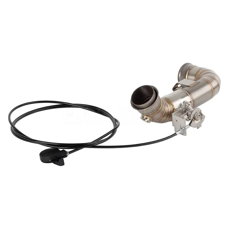 Slip‑On Nokat Exhaust Link Pipe With Volume Control Valve for CF MOTO 800MT 800NK 2022 2023 2024 2025 2026
