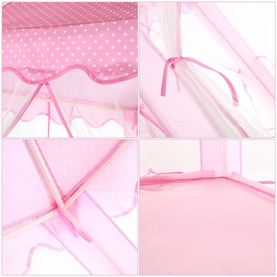 Tentes de jeu princesse pour filles, château de princesse, maison de jeu, utilisation intérieure et extérieure