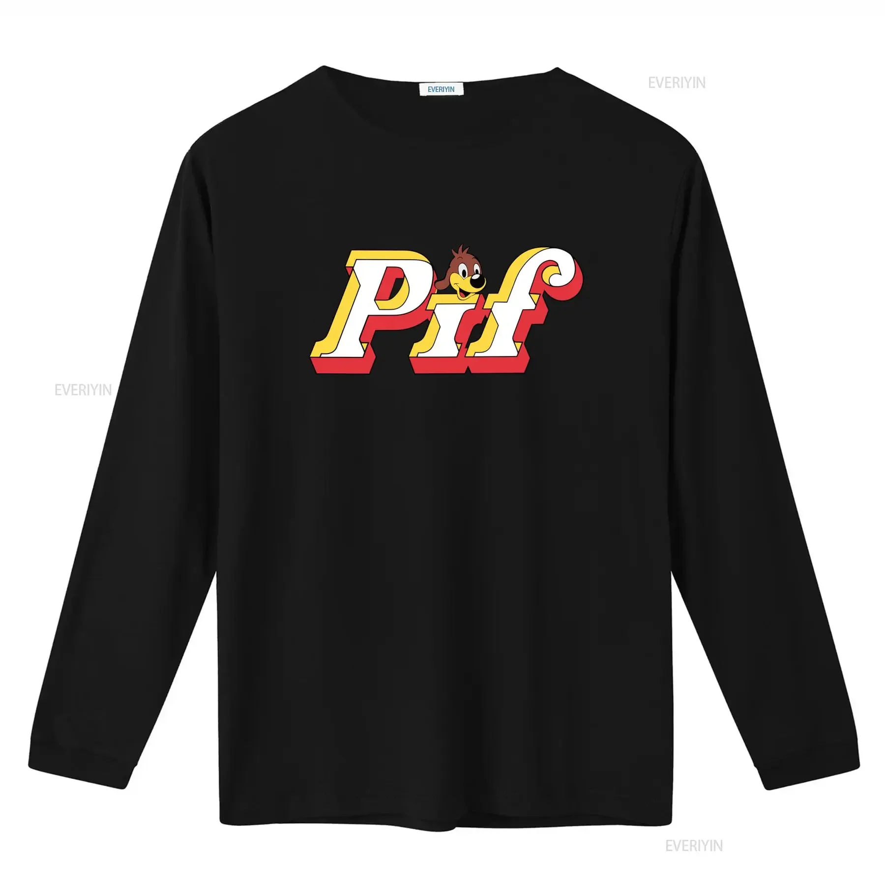 Men's Pif Gadget Active T Shirt Funny Logo Design Available in Sizes S to 5XL vintage Washed Breathable streetwear Stretched