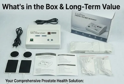 Prostate Acupoint Microcurrent Massager 25 Mins Intelligent Session Men Special Physiotherapy Device