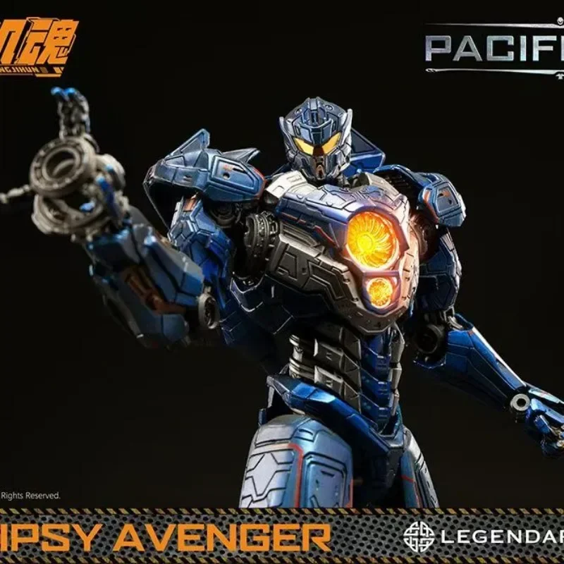 En Stock Original LING JIHUN Pacific Gipsy Danger Gipsy Avenger LED émettant de la lumière Anime figurine modèle jouets garçons poupée cadeau