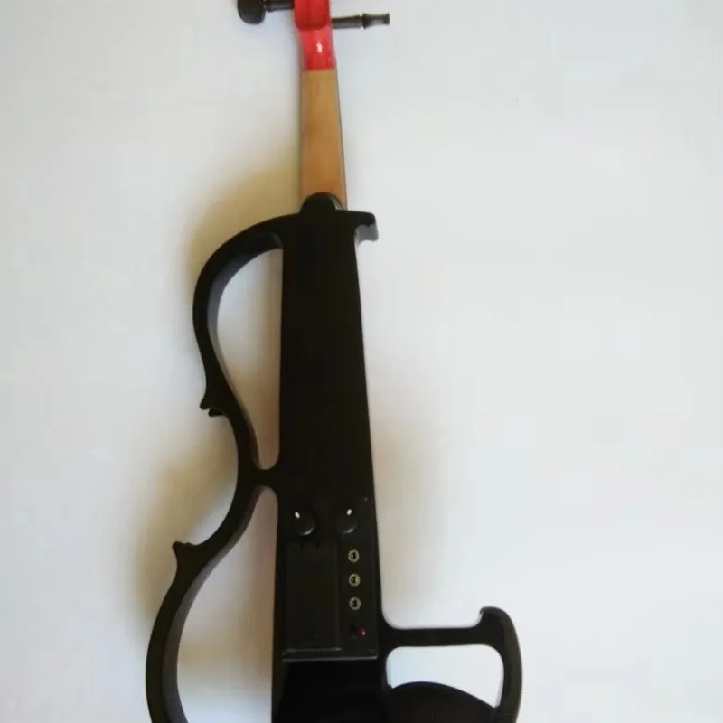 Ebony Color Separation Handmade Electronic Violin Beginners Play Electric Violin Instrument