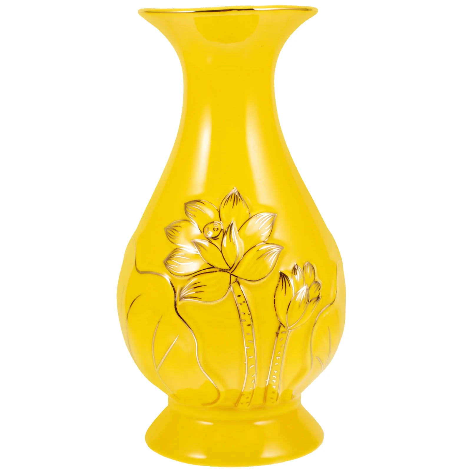 

Decorations Decorative Vases for Home Chinese Lotus Ceramic Floral Oriental Temple Tradional Flower