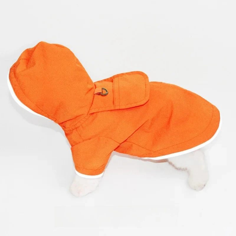 

Ветровка для собак с защитой от ультрафиолета - водонепроницаемое легкое пальто для бишон и мелких пород с капюшоном, грязезащитная уличная одежда для домашних животных для кошек