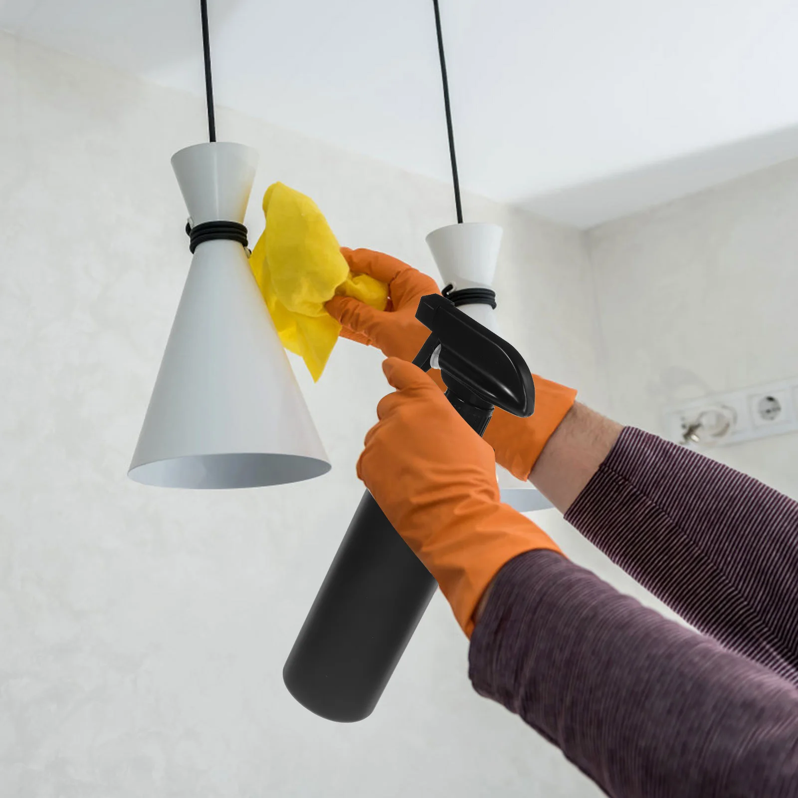 3 قطعة 500 مللي زجاجات رذاذ فارغة المحمولة Hdpe قابلة لإعادة الاستخدام بخاخ رذاذ لحديقة السيارات أدوات غسيل السيارات البلاستيك