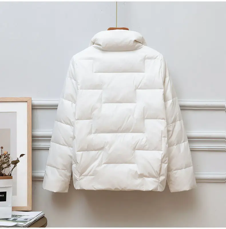 2023 Spring Autumn New Down Jacket Women's Jackets Stand-Up Collar Coat for Women Light Outerwear Female Korean Down Coat Tops