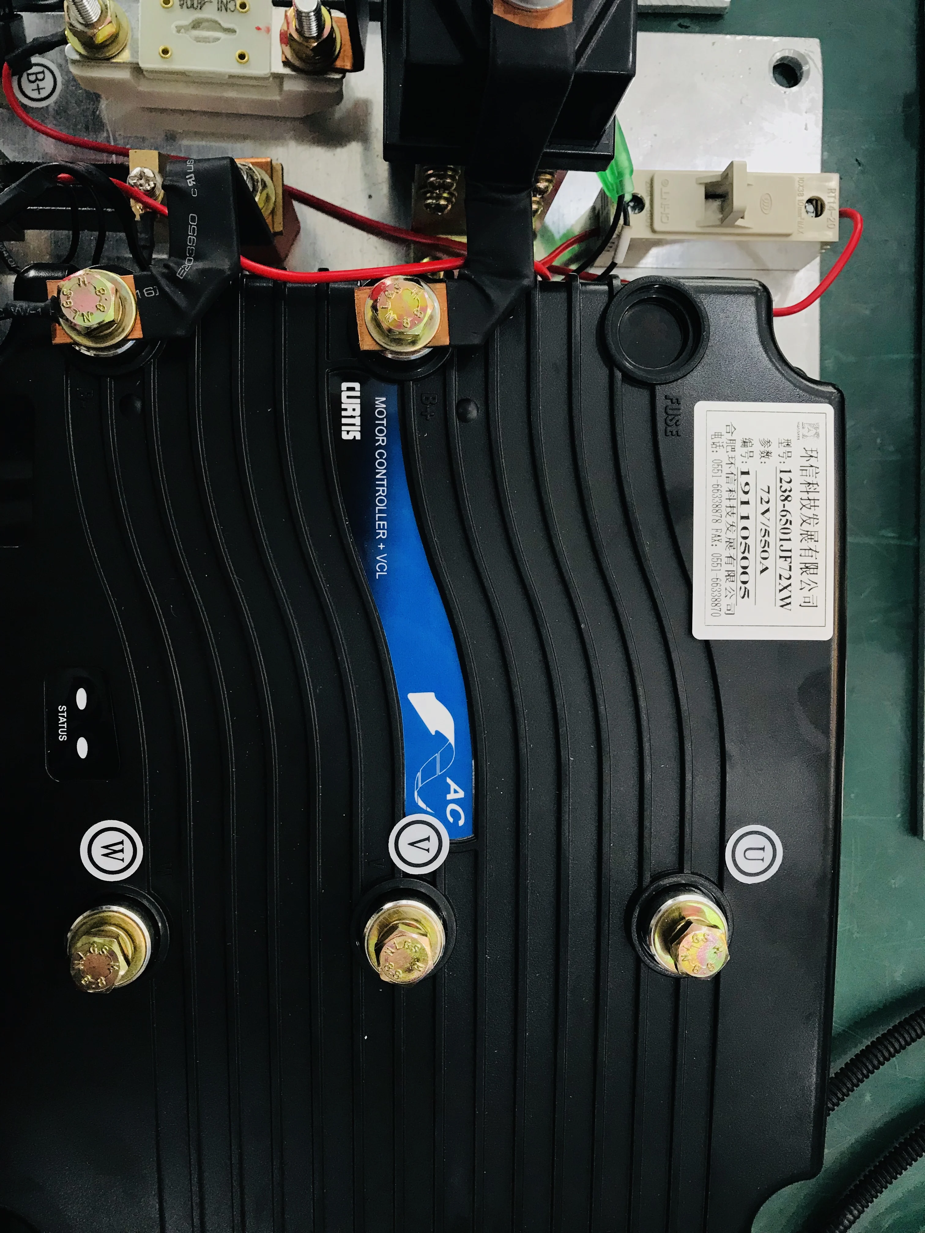 1238E-6521 (update Version Of 1238-6501) Curtis Controller 550A 48-80V For Electric Buggy