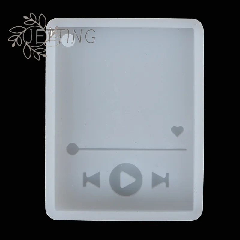 (SMTGDP11)Super Glossy Epoxy Resin Player Mold Keychain Casting Silicone Mould DIY Crafts