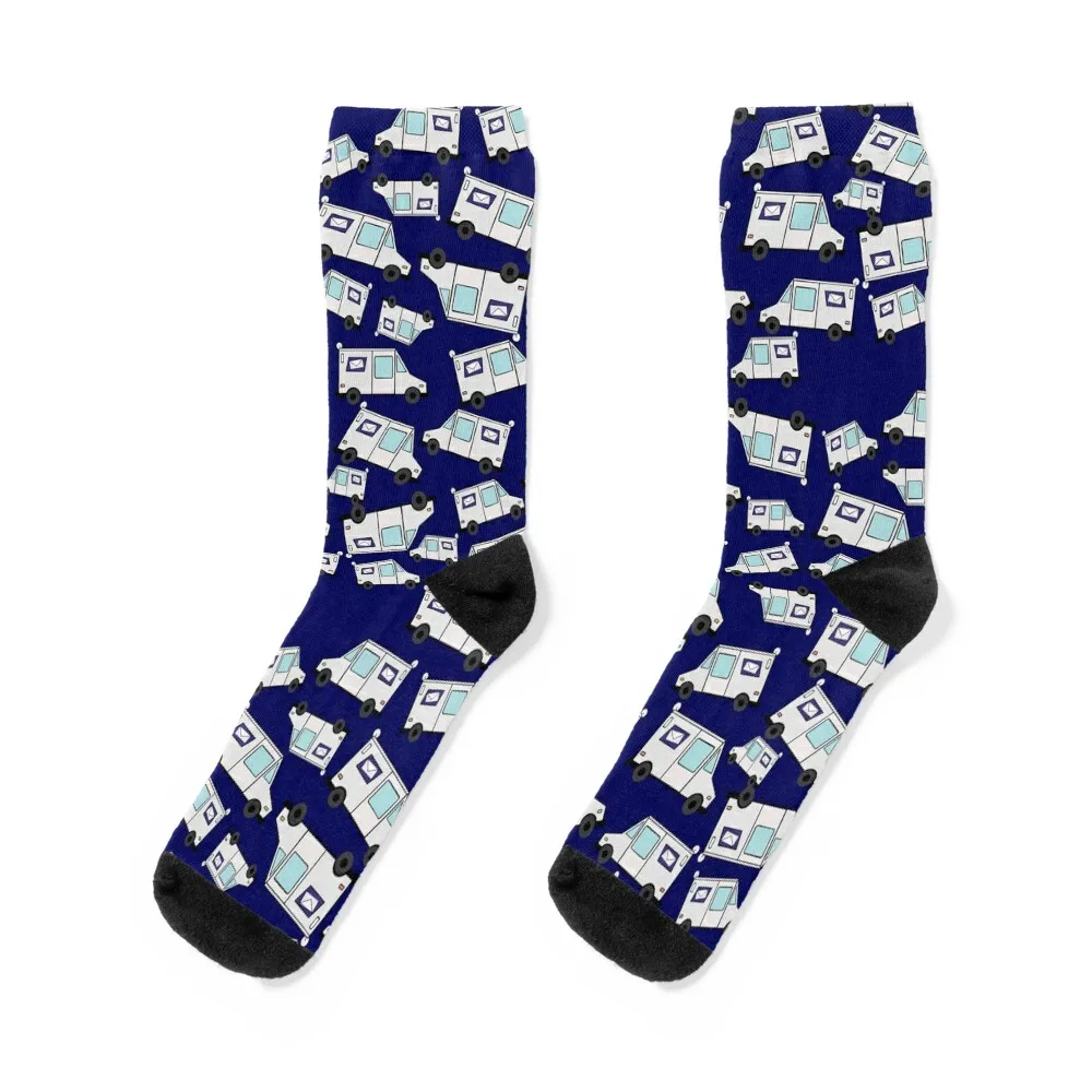 

LLV Mail Truck Socks with print New year's new year hiphop Woman Socks Men's