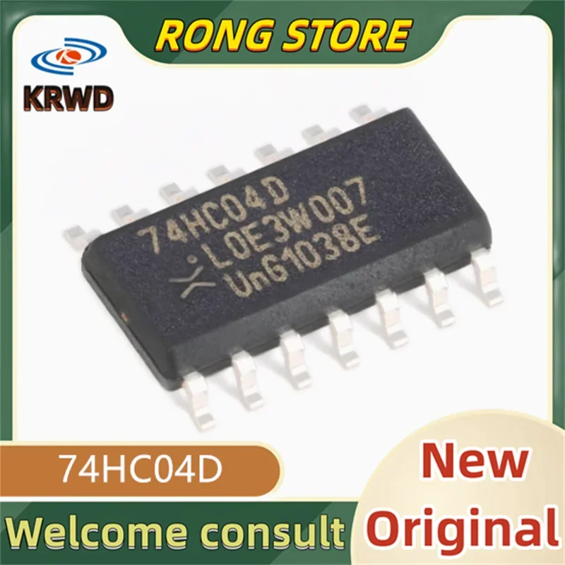 10PCS 74HC04D New and original 74HC04D,653 74HC04 HC04D SOP14