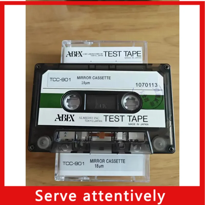 FOR ABEX Mirror Cassette Test Tape TCC-901 cassette path checker, New