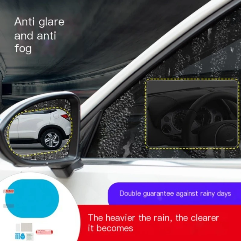 

Car Rearview mirror stickers Dust and rain prevention Film reversing mirror Anti-Fog Stickers Auto Safety Driving Car Accessorie